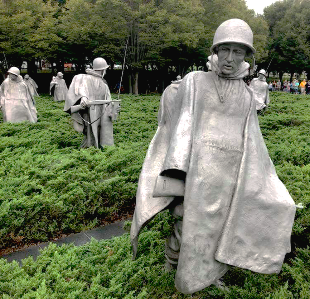 Korean War statues