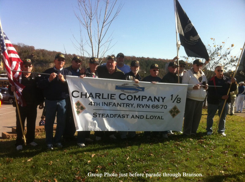 c/1/8 veterans in branson, mo parade.