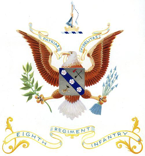 8th infantry fighting eagles crest